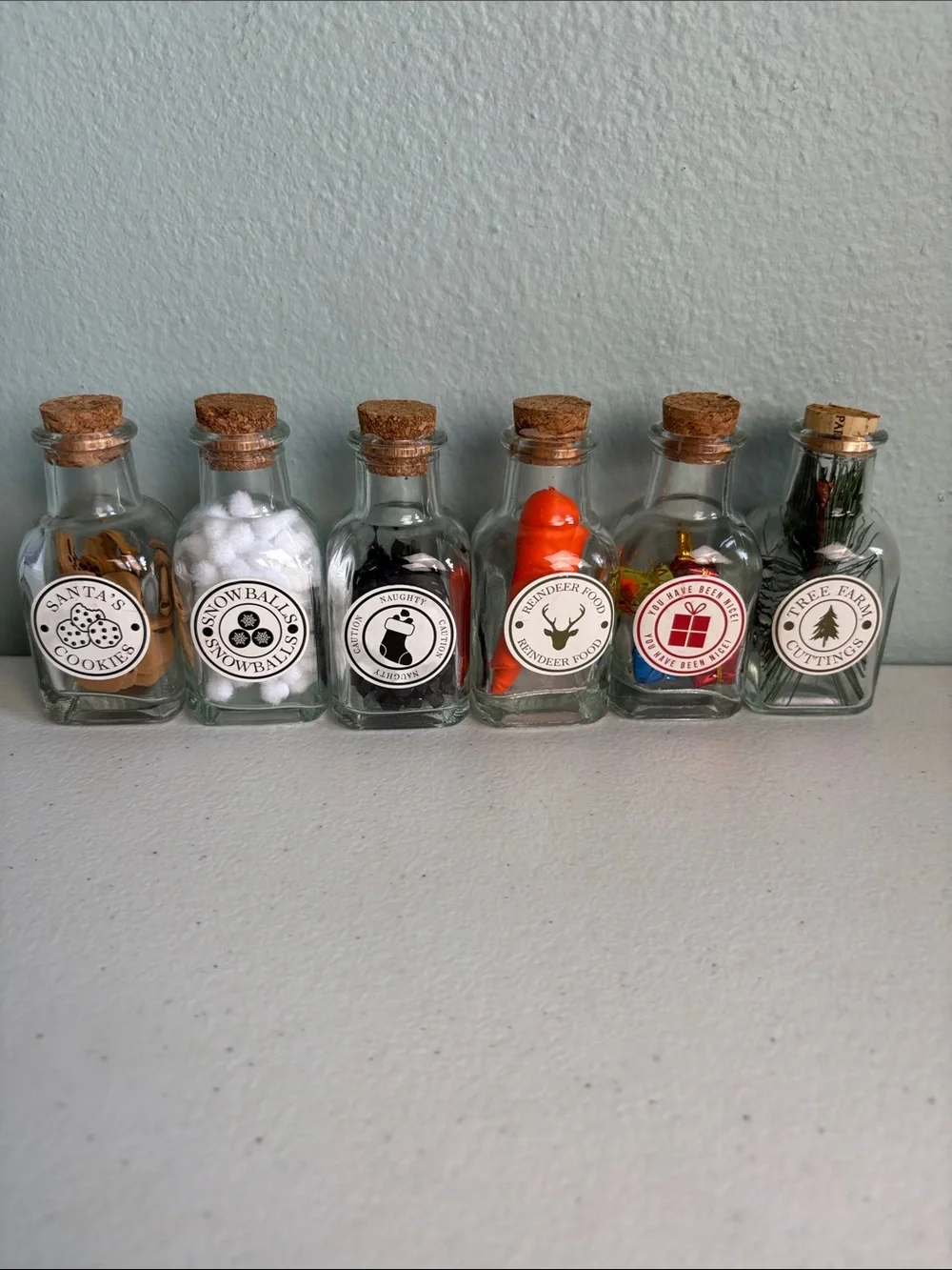 Santa’s Apothecary 6 Miniature Bottles